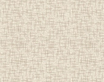 Linen Texture Taupe Tan From Kimberbell Basics Collection for Maywood Studio - 100% Cotton