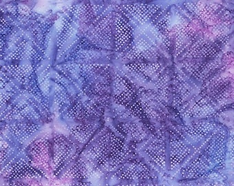 Batik Fabric- Purple Grid Dots by Lunn Studios from Artisan Batiks Collection: Connect the Dots 19880-6