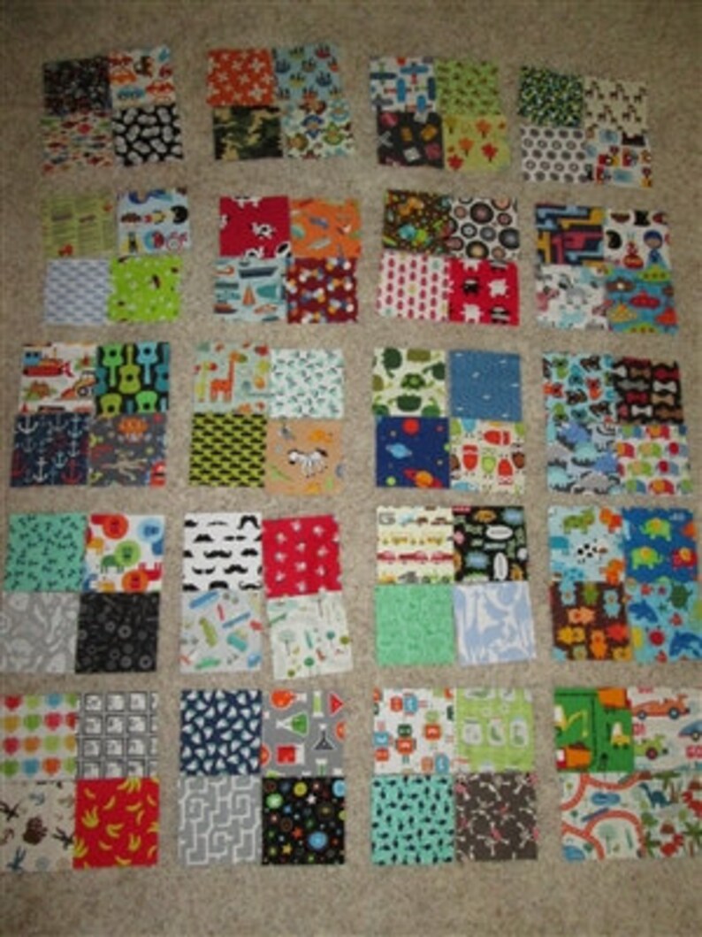 80-5 pieces I SPY Boy Quilt Charm Pack
