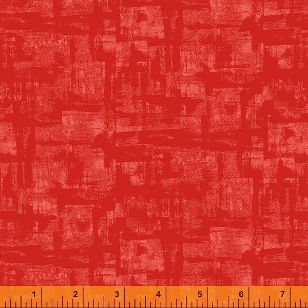 Mars Red Orange Texture From Windham Fabric's Spectrum Collection by Whistler Studios - 100% Cotton