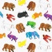 Brown Bear Brown Bear Multi Painted Animals From Andover Fabrics by Eric Carle 