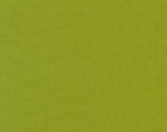 May include: A solid green fabric swatch with a subtle woven texture.