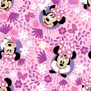 Minnie Mouse Icon Badge from Springs Creative - Licensed Fabric