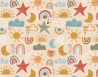 Lullaby from the Rustic Baby Collection for Paintbrush Studio Fabric- 100% Cotton