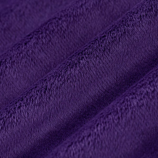 Solid Cuddle® 3 Eggplant Purple Smooth MINKY From Shannon Fabrics