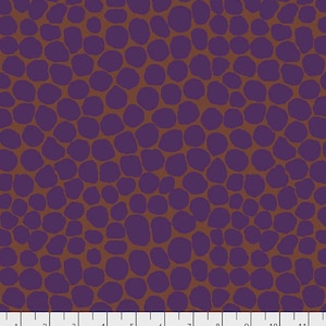 Jumble in Prune From Kaffe Fassett Collective Classics Collection by Free Spirit Fabric- 100% Quality Cotton