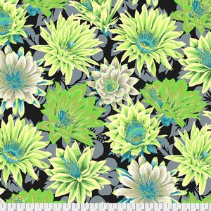 Cactus Flower in Contrast From Kaffe Fassett Collective Classics Collection by Free Spirit Fabric- 100% Quality Cotton