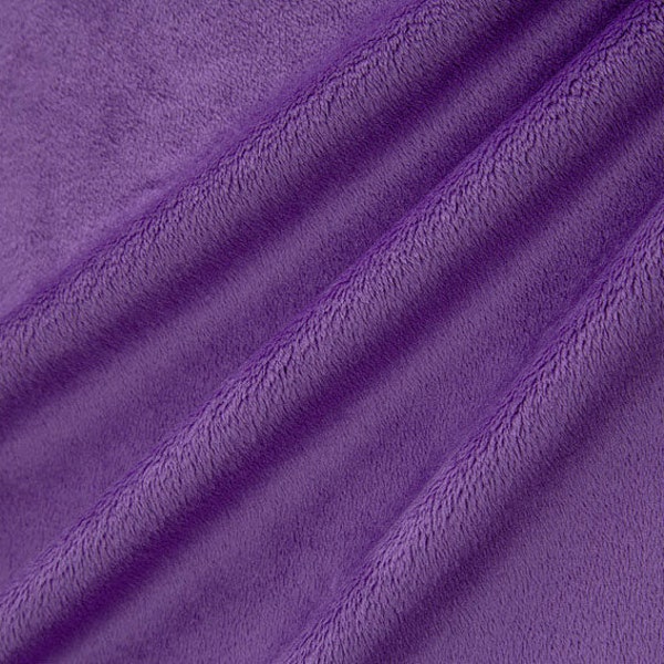 Amethyst Purple Cuddle 3 Smooth Minky From Shannon Fabrics- You Choose Cut