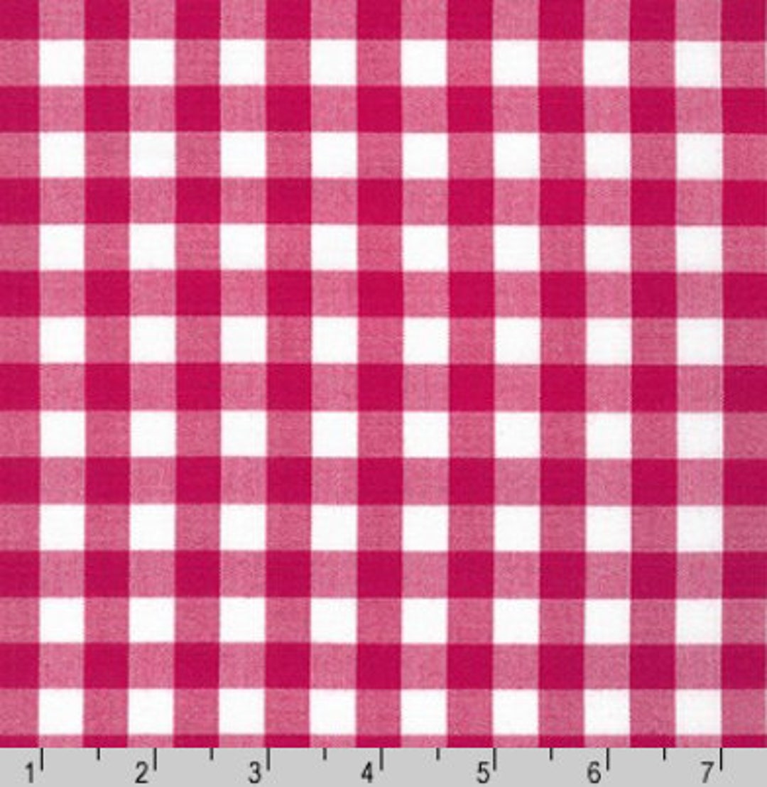 Gingham en tissu tisse de grenade de Kitchen Window Wovens par Elizabeth Hartman pour Robert Kaufman 100 coton Etsy France