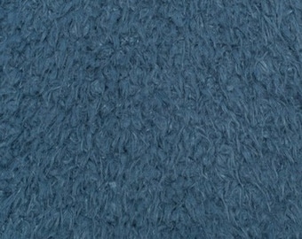 Luxe Cuddle® Llama in Denim Furry MINKY Fabric From Shannon Fabrics- 30mm Pile