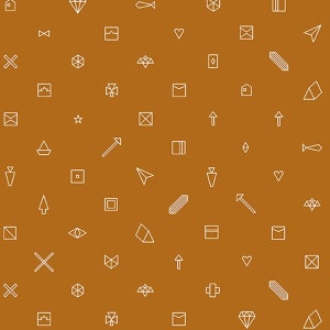 Century Prints Hopscotch Trinkets Teal - Alison Glass - PER QUARTER METRE Century Prints Hopscotch Trinkets Teal - Alison Glass - PER QUARTER METRE