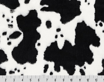 Luxe Cuddle®Cow Snow High Pile Plush Minky from Shannon Fabric- 10mm Pile