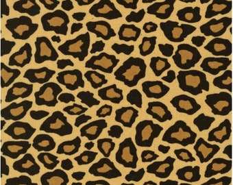 Brown Big Cat Leopard Print From Robert Kaufman