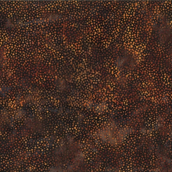 Kashmir Rich Ginger Brown Batik 1895-251 by Hoffman Fabrics Bali Hand Dyed 100/% Cotton Batik Fabric Yardage