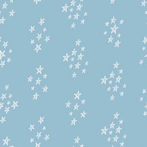 Stars in Blue from Shoot For The Stars Collection by Paintbrush Studio Fabric 100% Quilt Shop Cotton