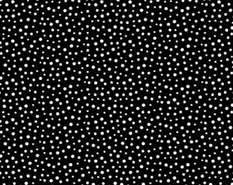 Irregular Dot in Black & White from Susy Bee Basics Collection for Clothworks Fabrics - 100% Cotton - You Choose the Cut