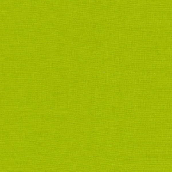 Peapod Green Solid Kona-katoen van Robert Kaufman Fabrics - K001-414