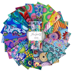 Kaffe Fassett 6 &quot;Design Strip in Feuerzeug von Februar 2023 Kaffe Fassett Collective von Free Spirit - 40 6&quot;x44&quot; Streifen (2,8m)