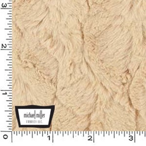LUXURY MINKY - Camel Solid Bella from EZ Snuggle Minky Collection- You Choose Cut