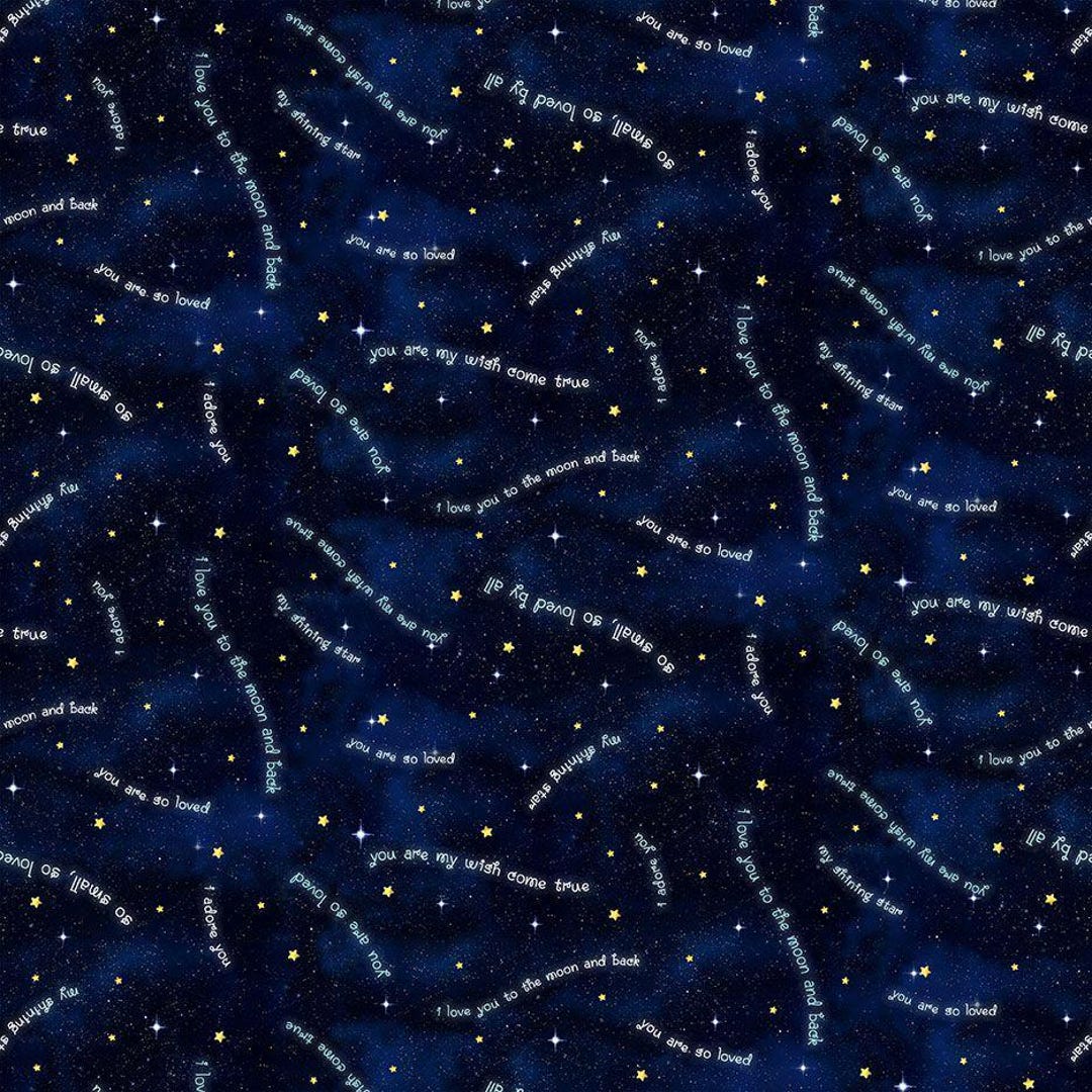 Words in the Sky in Navy From the Owl Always Love You Collection From ...
