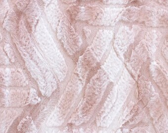 Plush Luxury Minky - DARK ROSEWATER Wolverine Snuggle from EZ Fabrics - You Choose the Cut