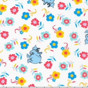 Horton Flower Toss Petal aus der Horton Kindness Collection von Dr. SeussEnterprises für Robert Kaufman - 100% hochwertige Quilt Shop Baumwolle