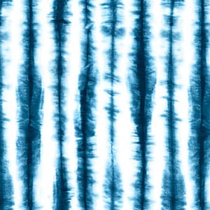 Stripe in White & Blue from Katori Collection by Blank Quilting Co. - 100% Cotton Fabric