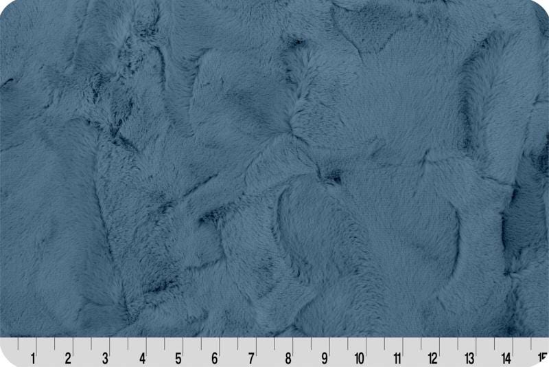 Minky - Luxe Cuddle® Mirage EXTRA WIDE 80" in Jeans Furry Fabric from Shannon Fabrics
