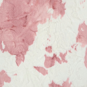 Luxe Cuddle® Calf in Clararose Pink High Pile Plush Minky from Shannon Fabric- 10mm Pile
