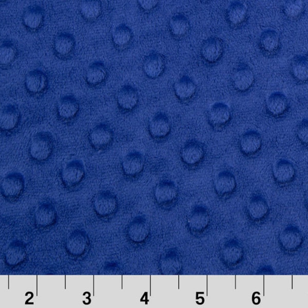 Midnight Blue Dimple Minky From Shannon Fabrics