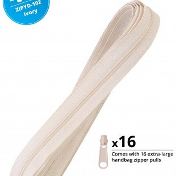 Annie Zipper by the Yard Etsy