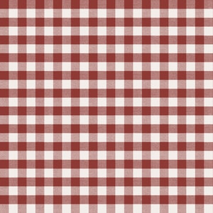 Gingham in Red from Happy Day Farm Collection for Clothworks