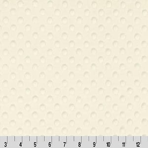 May include: White fabric with a textured pattern of small, raised circles.