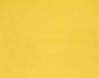 Solid Cuddle® 3 in Sunshine Yellow Minky Plush Fabric From Shannon Fabrics- 3mm Pile