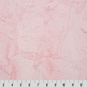 Blush Luxe Cuddle® Hide from Shannon Fabric&#39;s Minky Collection- 10mm Pile
