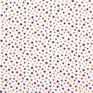 The Very Hungry Caterpillar Small Dots From Andover Fabrics by Eric Carle - 100% Cotton