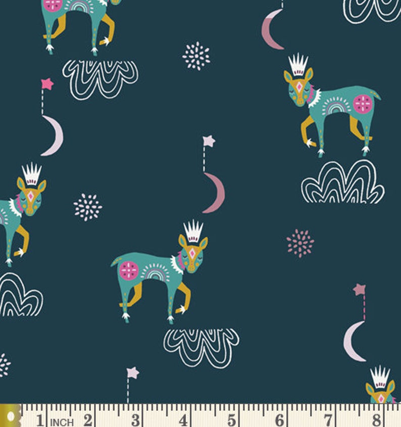 Sleep Tight Nightfall Deer from Lugu Collection by Jessica Swift Art Gallery