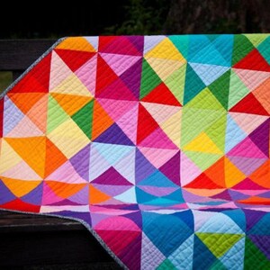 Carte postale suédoise KIT de COUETTE (35 pièces grasses et une coupe de 3/8 yard) - Le kit comprend du coton Kona image 2