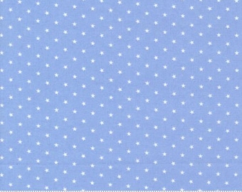 White Stars on Dawn uit de Star Spangled-collectie van Moda Fabric- 100% quiltshopkatoen