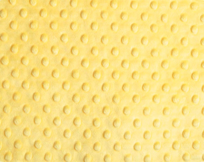 Yellow (light) Dimple Minky From Shannon Fabrics - Choose Your Cut - Etsy