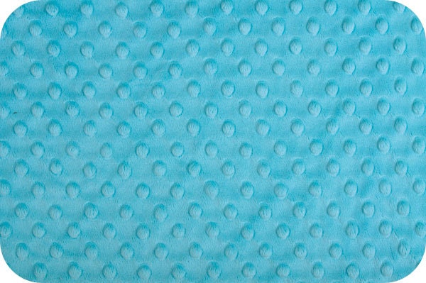 Turquoise Dimple Minky From Shannon Fabrics - Etsy