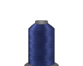 Blueberry Blue Glide Trilobal Polyester Thread by Fil-Tec- 1,100yds 40 wt. - For Sewing, Quilting and Embroidery