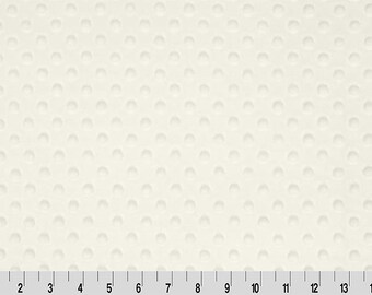 NATURAL Dimple Minky From Shannon Fabrics - Choose Your Cut