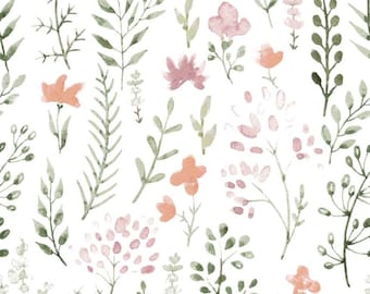 Colton Watercolor Nursery Flannel from Springs Creative - Licensed Fabric
