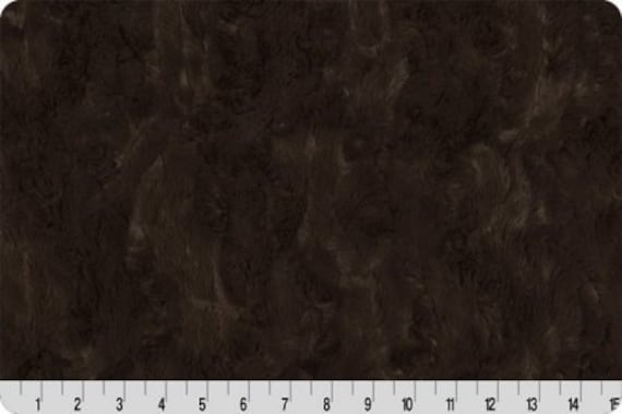 Luxe Cuddle® Glacier in Alloy Gray High Pile Furry Fabric MINKY From  Shannon Fabric 15mm 