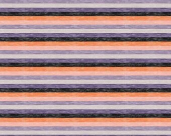 Rayas llamativas en varios colores de la colección Starlight Spooks de Paintbrush Studios - Tela 100 % algodón