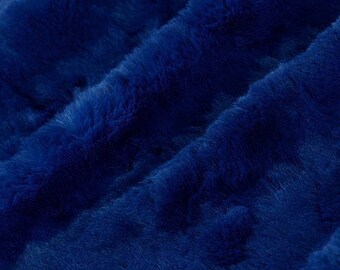 Blue Minky Fabric | Etsy