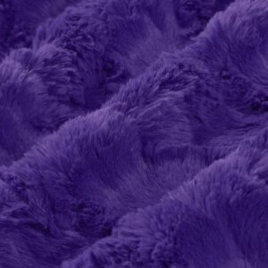 Luxe Cuddle® Glacier in Viola Purple High Pile Plush MINKY from Shannon Fabric- 15mm