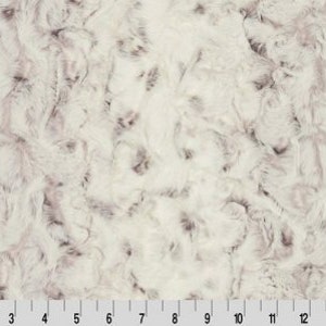 Snowy Owl Elderberry Luxe Cuddle® MINKY Fabric from Shannon Fabrics - 10 mm