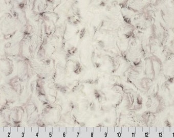 Snowy Owl Elderberry Luxe Cuddle® MINKY Fabric from Shannon Fabrics - 10 mm